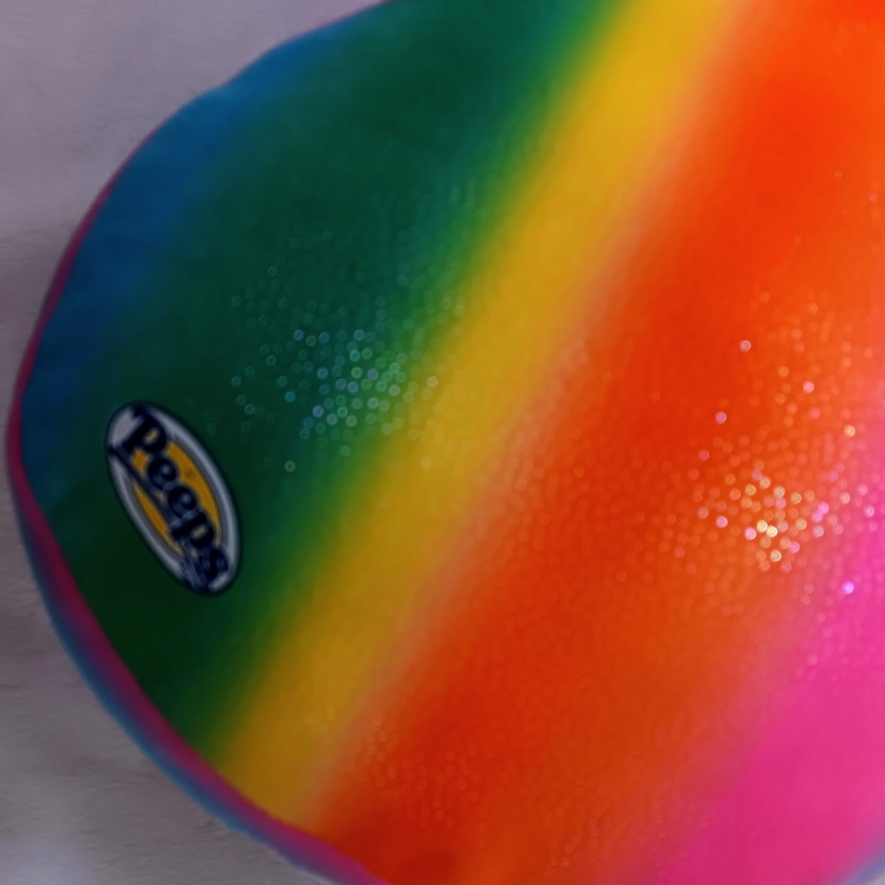 Build-A-Bear Rainbow Pink Orange Green Blue Plush Bunny - Special Edition - Picture 2 of 4
